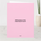 MOM誕生日ツリーフォレストファンタジーグリーティングカード カード (裏面)