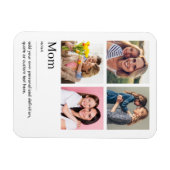 Mom辞書定義フォトコラージュ マグネット (横)