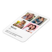 Mom辞書定義フォトコラージュ マグネット (左側)