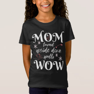 MOM逆さまにスペルWOW母の日 Tシャツ