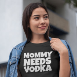 MOM おもしろい MOTHER'S DAY VODKA Tシャツ