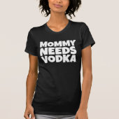 MOM おもしろい MOTHER'S DAY VODKA Tシャツ (正面)