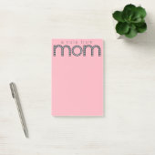Mom きらきら光る Post-Itノートパッド ポストイット (オフィス)