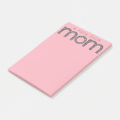 Mom きらきら光る Post-Itノートパッド ポストイット (アングル)