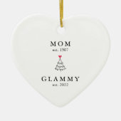 Mom | グラマラス就任記念 Christmas セラミック オーナメント (正面)
