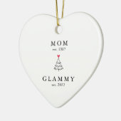 Mom | グラマラス就任記念 Christmas セラミック オーナメント (左)