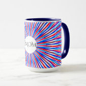 "MOM"コーヒーまたは紅茶2トンのマグカップ。 マグカップ (正面右)