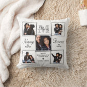 MOM スタイリッシュ Monogram 5パーソナライズされたフォトコラージュ クッション (ブランケット)