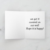 **MOM**ハッピーバースデー – デ得ルの目的でカバー カード (内部)