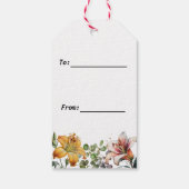 MOM パーソナライズされた Mothers Day花写真 ギフトタグ (裏面)