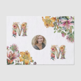 MOM パーソナライズされた Mothers Day花写真 薄葉紙