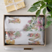 MOM パーソナライズされた Mothers Day花写真 薄葉紙 (ギフト)