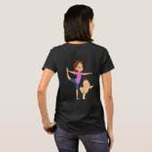 MOM マインドを整えるヨガ Tシャツ (裏面フル)