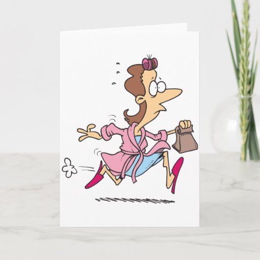 Mom ランニング Greeting Card カード (正面)