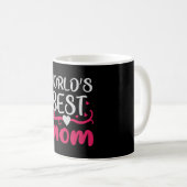 Mom – 世界の最高のMom コーヒーマグカップ (正面右)