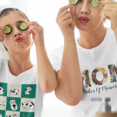 MOM：思い出の作りパーソナライズされた手 Tシャツ