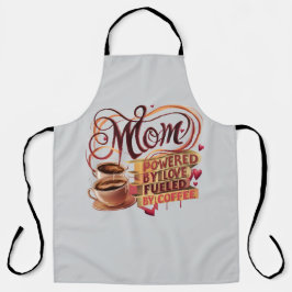 Mom – 愛で動く、コーヒーで沸き立つ エプロン