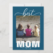 MOM 最高の Ever 3 Kids Photo Mother's Day シーズンカード (正面)