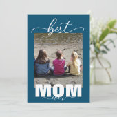 MOM 最高の Ever 3 Kids Photo Mother's Day 招待状 (スタンド正面)