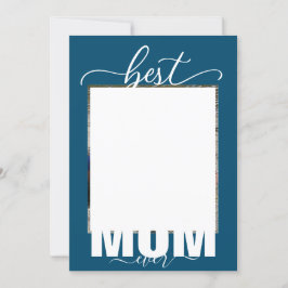 MOM 最高の Ever 3 Kids Photo Mother's Day 招待状