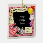 Mom (素晴らしカスタマイズ可能)セラミック写真オーナメント セラミックオーナメント (右)