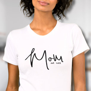 Mom 結婚記念日 スクリプト tシャツ