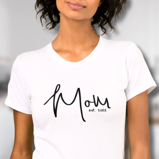 Mom 結婚記念日 スクリプト tシャツ