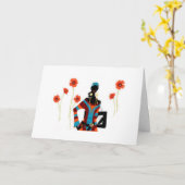 **MOM**見た目は「素晴らしい」ハッピーバースデー カード (黄色い花)