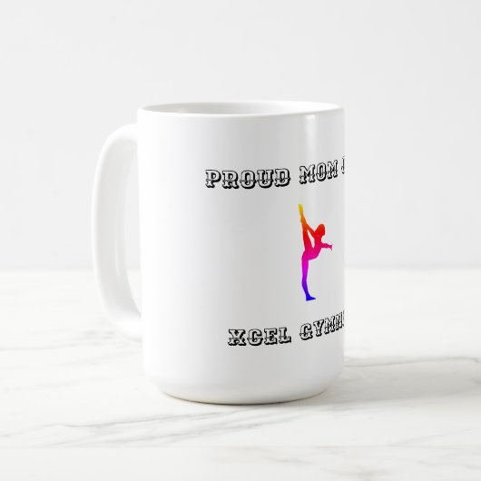 MOM 誇りを持った of an XCEL GYMNAST Coffee / Tea Mug コーヒーマグカップ (正面左)