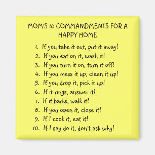 MOM 10 COMMENTS MAGNET マグネット