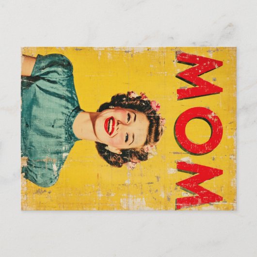 MOM (1) 1960年代風グラフィック シーズンポストカード (正面)