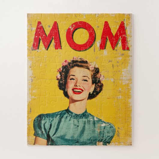 MOM (1) 1960年代風グラフィック ジグソーパズル (縦)
