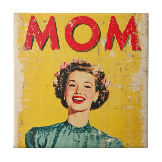 MOM (1) 1960年代風グラフィック タイル (正面)