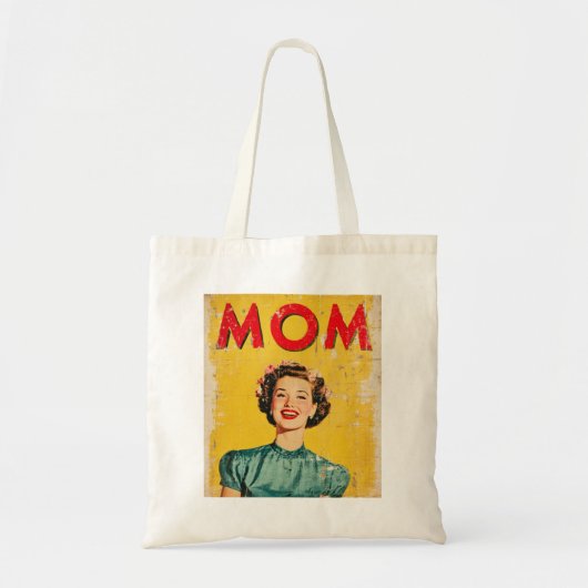 MOM (1) 1960s-Inspired Graphics トートバッグ (正面)