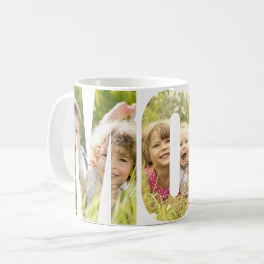 MOM 3写真切り出し文字 コーヒーマグカップ (正面左)