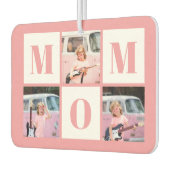 Mom 3 Photo Collage Pink カーエアーフレッシュナー (左)