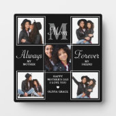MOM 5エレガントフォトコラージモノグラムユニークMom フォトプラーク (正面)