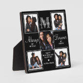 MOM 5エレガントフォトコラージモノグラムユニークMom フォトプラーク (正面)