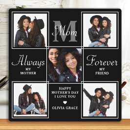 MOM 5エレガントフォトコラージモノグラムユニークMom フォトプラーク