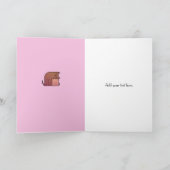 Mom 5素晴らし" x 7"折り畳みグリーティングカード カード (内部)