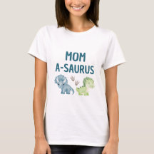 Mom-A-Saurus Tシャツベビー1歳