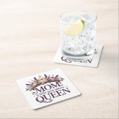 Mom A Title Just Above Queen スクエアペーパーコースター (インサイチュ)