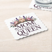 Mom A Title Just Above Queen ペーパーコースター (アングル)