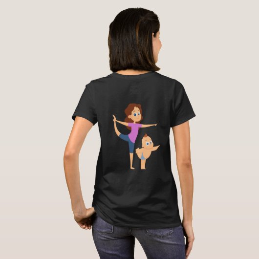 MOM Align Your Mind Yoga Tシャツ (裏面フル)