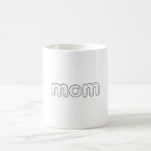 Mom Alphabet Tracing Mother's Day Gift Coffee Mug