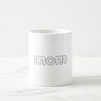 Mom Alphabet Tracing Mother's Day Gift Coffee Mug コーヒーマグカップ