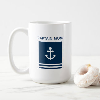 Mom Anchor大尉のコーヒー・マグ コーヒーマグカップ