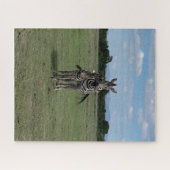 Mom and Baby Zebra Kenya ジグソーパズル (横)