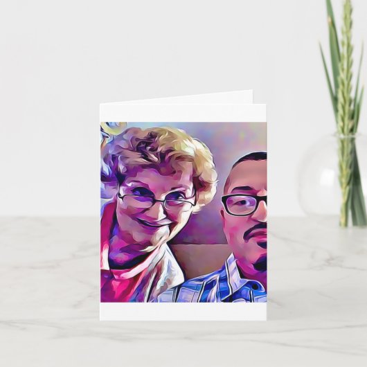 Mom and me Mother's Day 2017 ages 84 and 64 card   カード (正面)