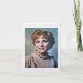 Mom as Computer Impasto Oil Painting  カード